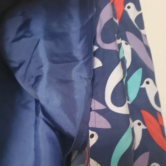 Colorful Bird Print Skirt - Picture 2 of 4